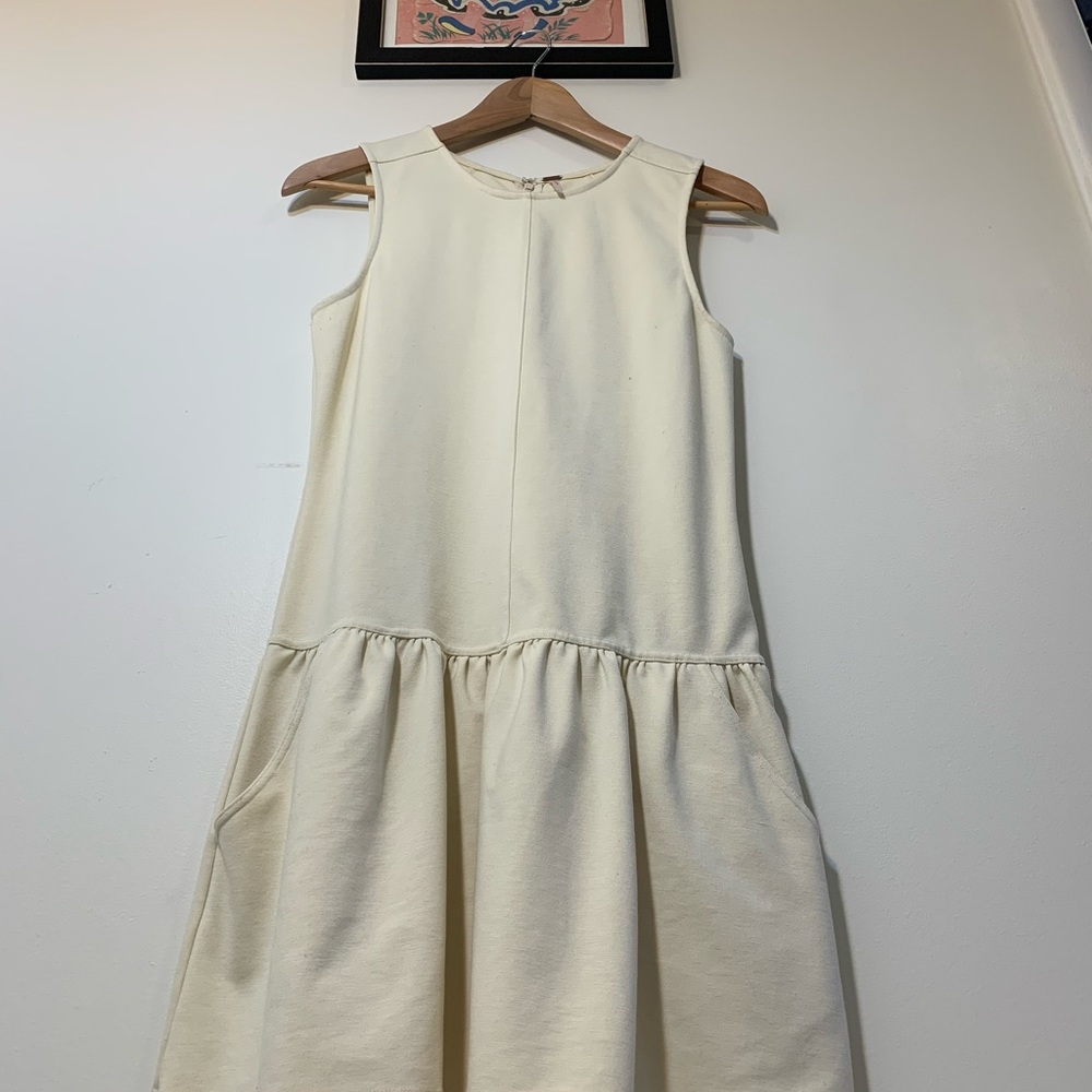 Free People ivory white tennis dress